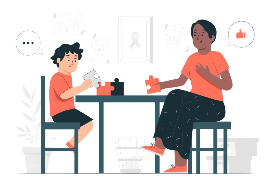 Vibrant illustration portraying the transformative impact of Applied Behavior Analysis for autism, showcasing progress, understanding, and connection in diverse settings.